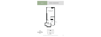 a floor plan of a bedroom senior apartment